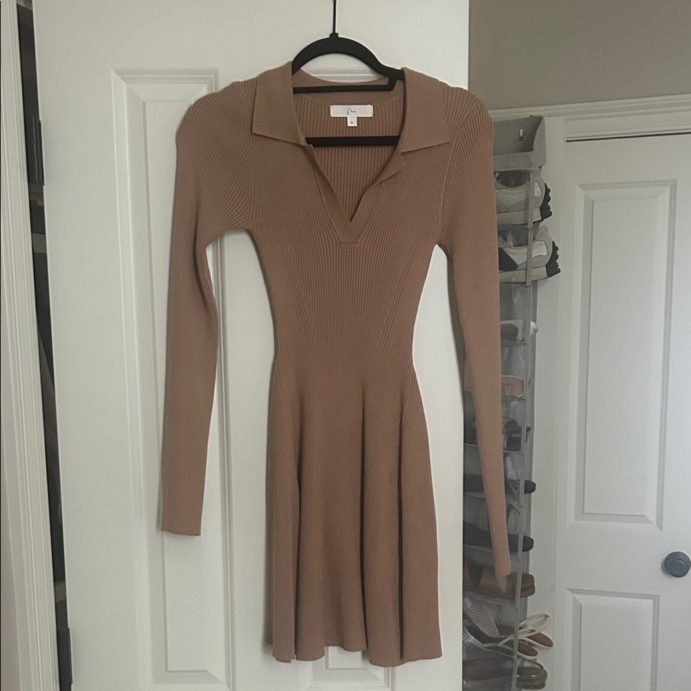 Tan Sweater Dress
